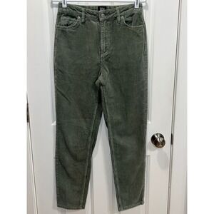 BDG Urban Outfitters Mom High Rise Corduroy Pants Womens Size 27 Green
